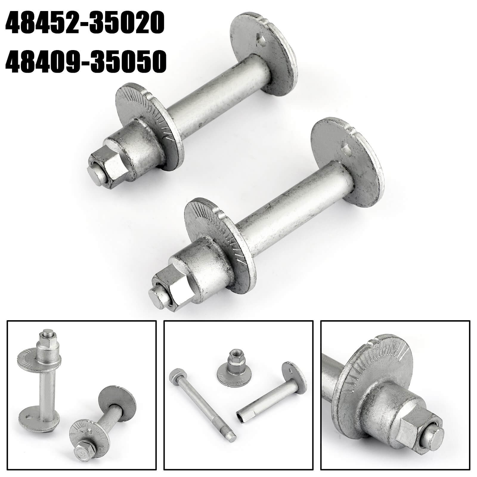 2PCS Lower Control Cam Plate Toe For Toyota 4Runner 96-02 Tacoma 95-04 Generic