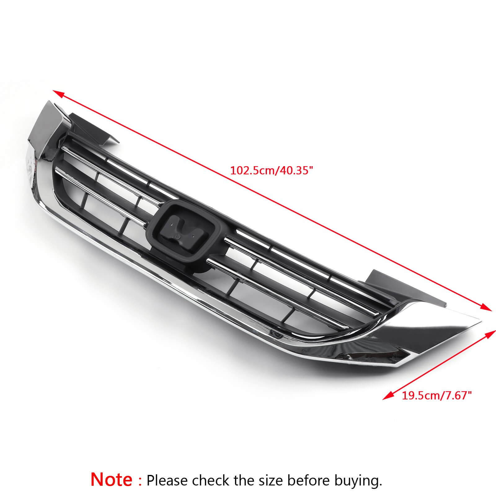 2013-2015 Honda Accord Front Bumper Radiator Upper Grille Generic