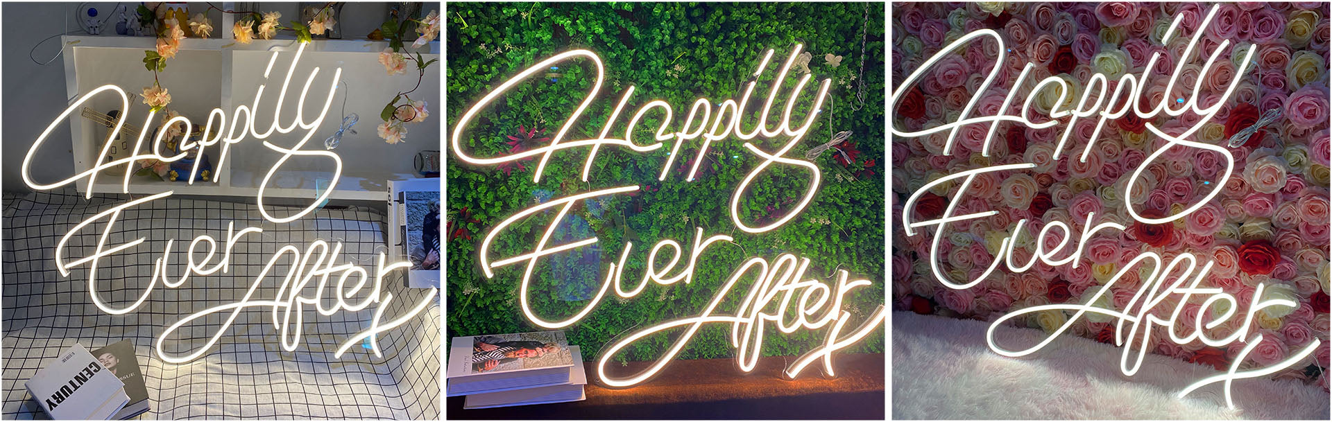 happily ever after neon sign