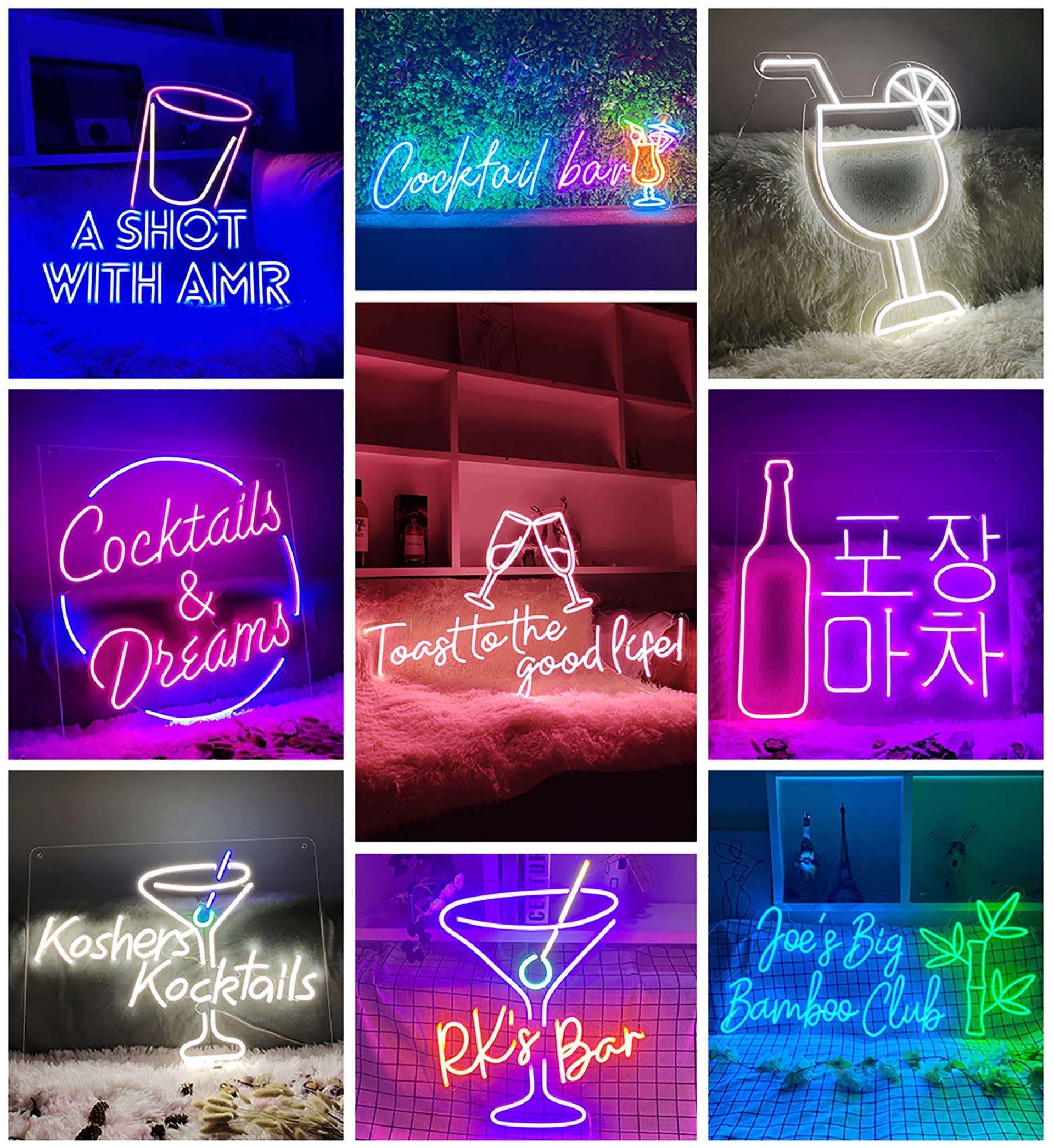 bar/beer neon sign