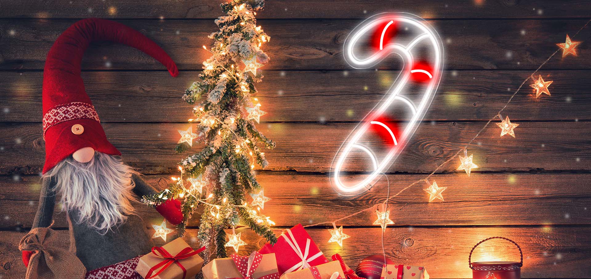 Candy Cane Neon light for christmas