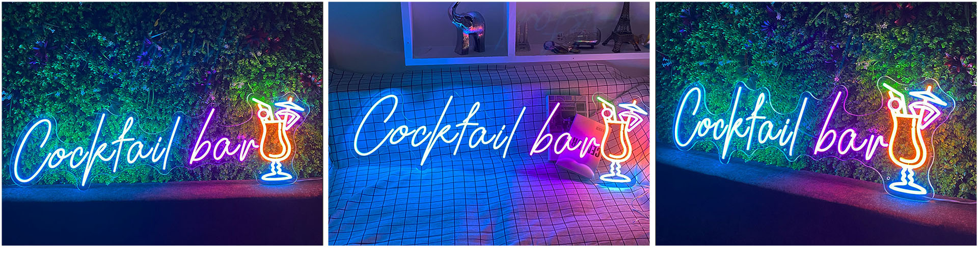 Cocktail Bar neon wall art