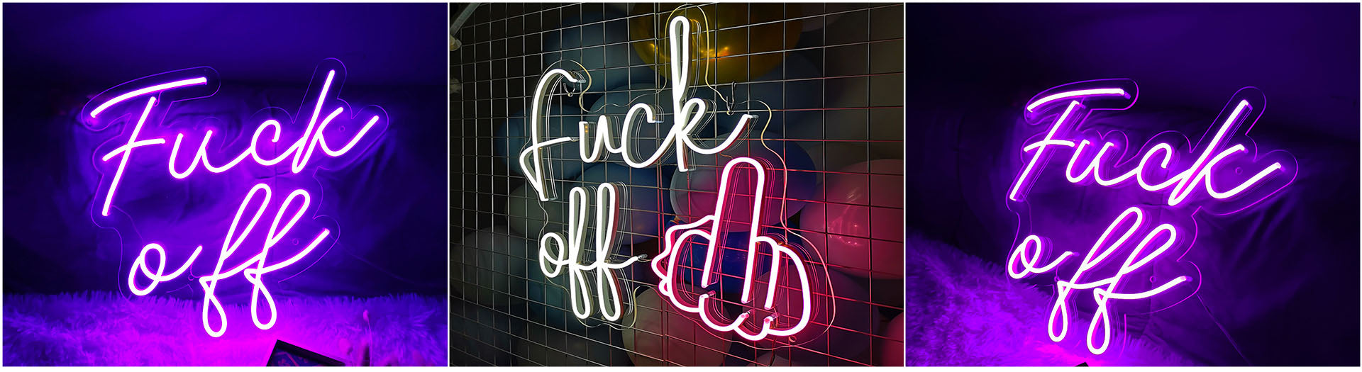 Fuck Off LED neon light sign