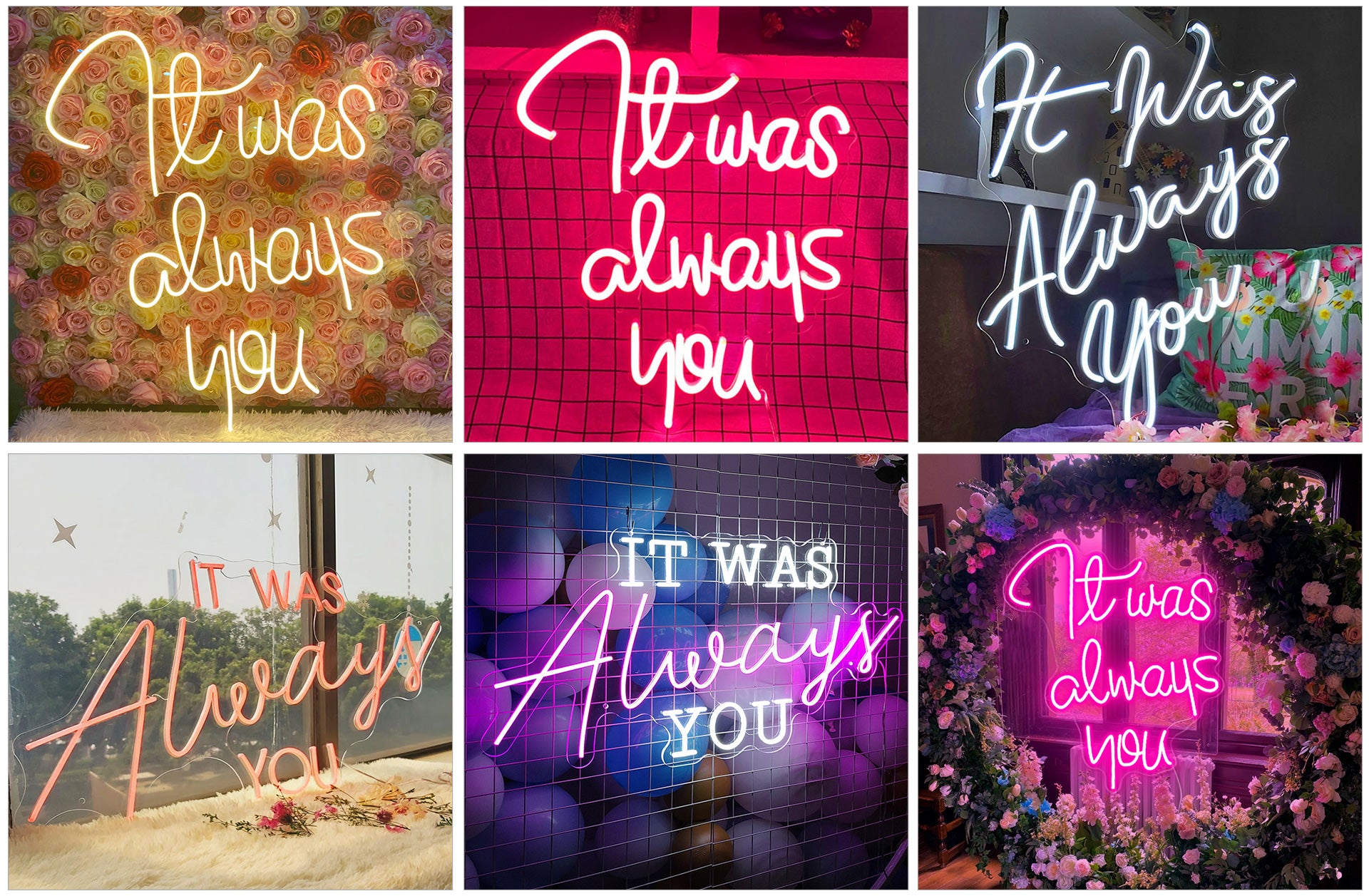 It was always you wedding sign
