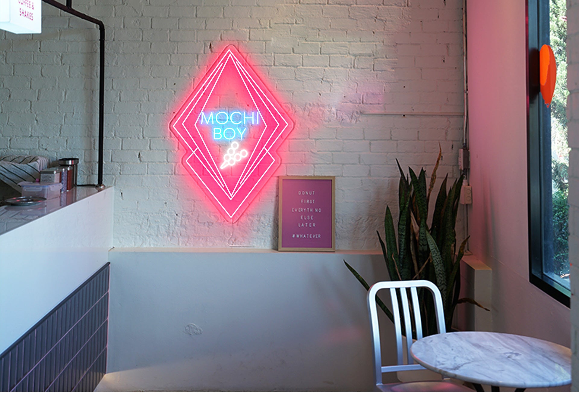 commercial neon sign