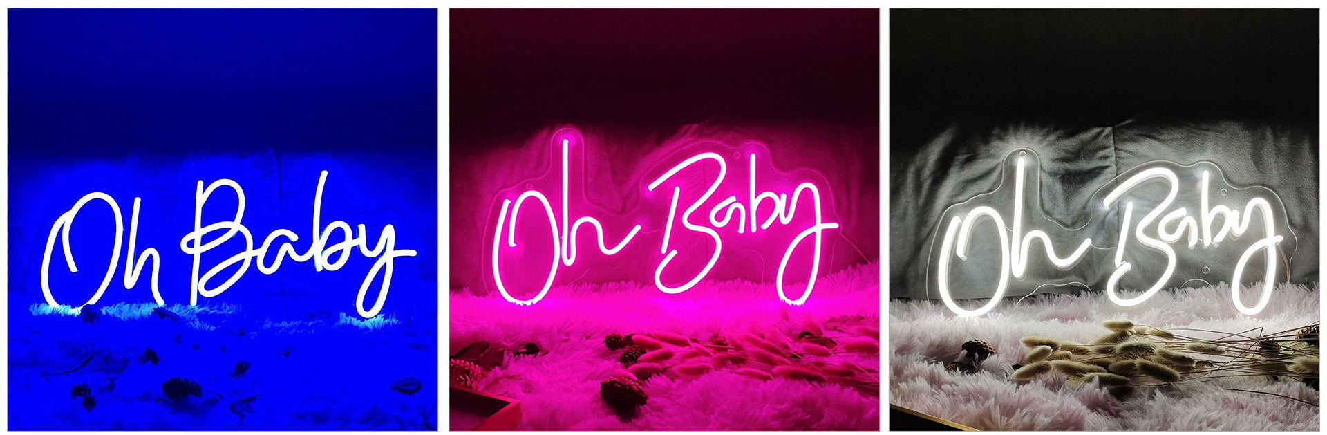 Oh Baby neon sign