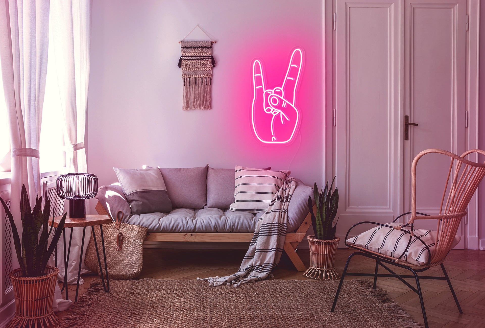 Rock 'Love you' Neon sign