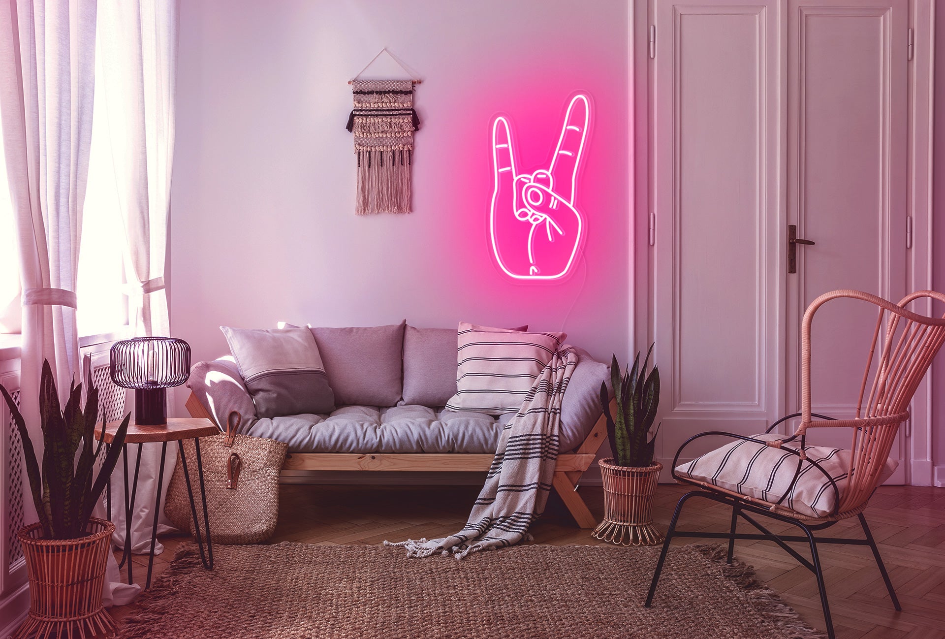 Rock 'Love you' Neon sign