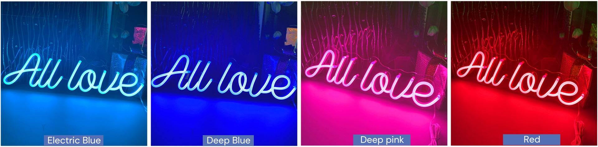 all love led neon sign UK