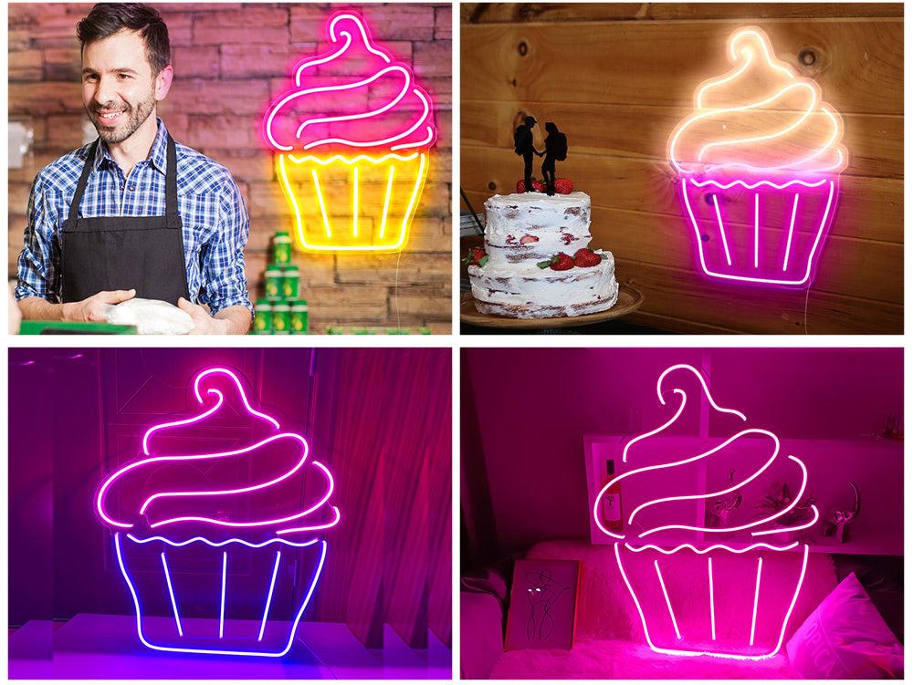 capcake neon light