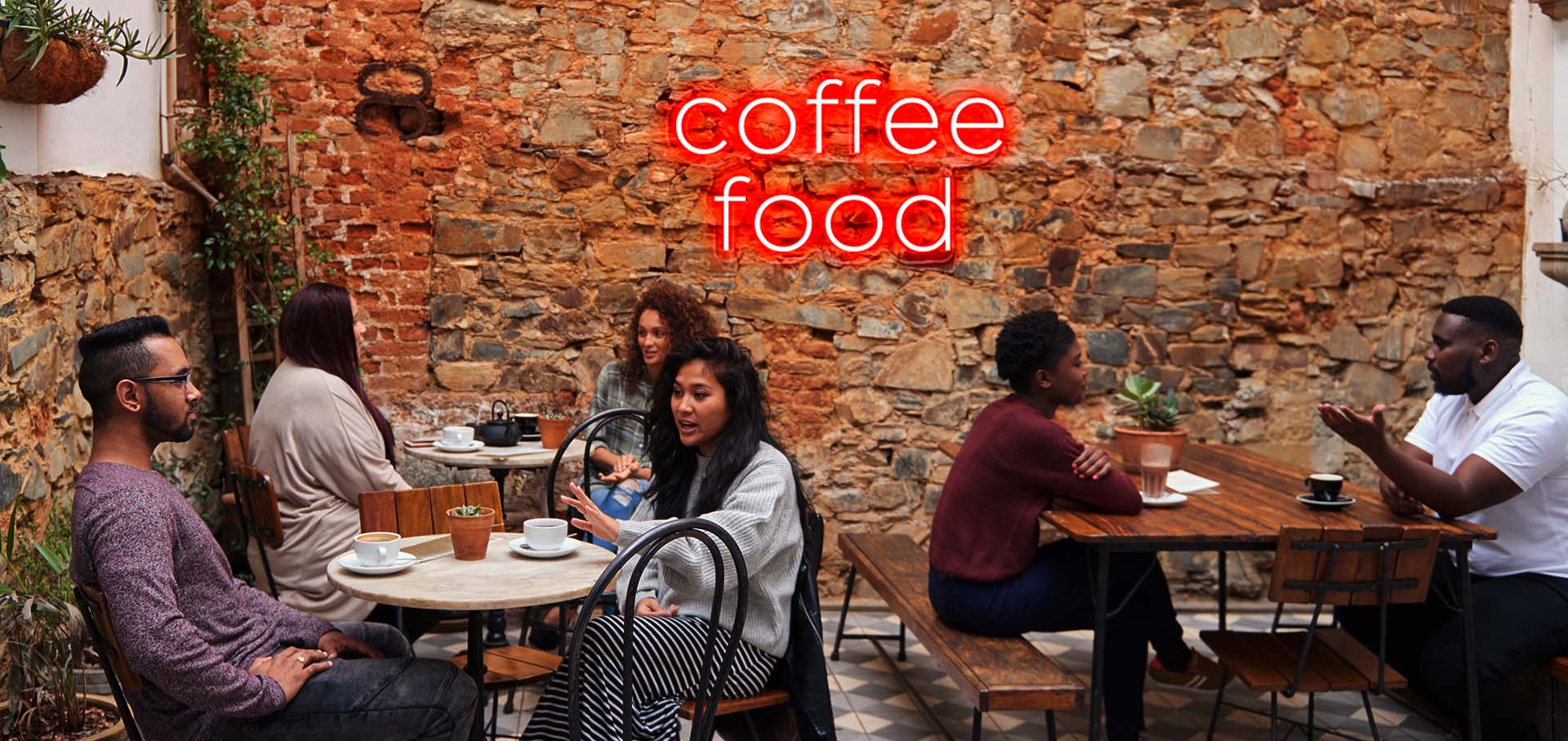 cafe neon sign