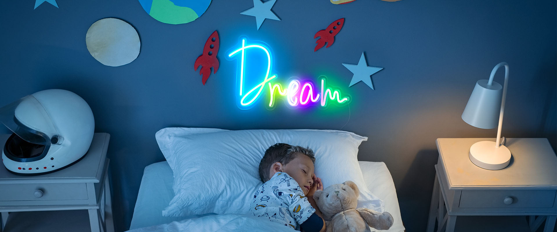 dream neon light sign