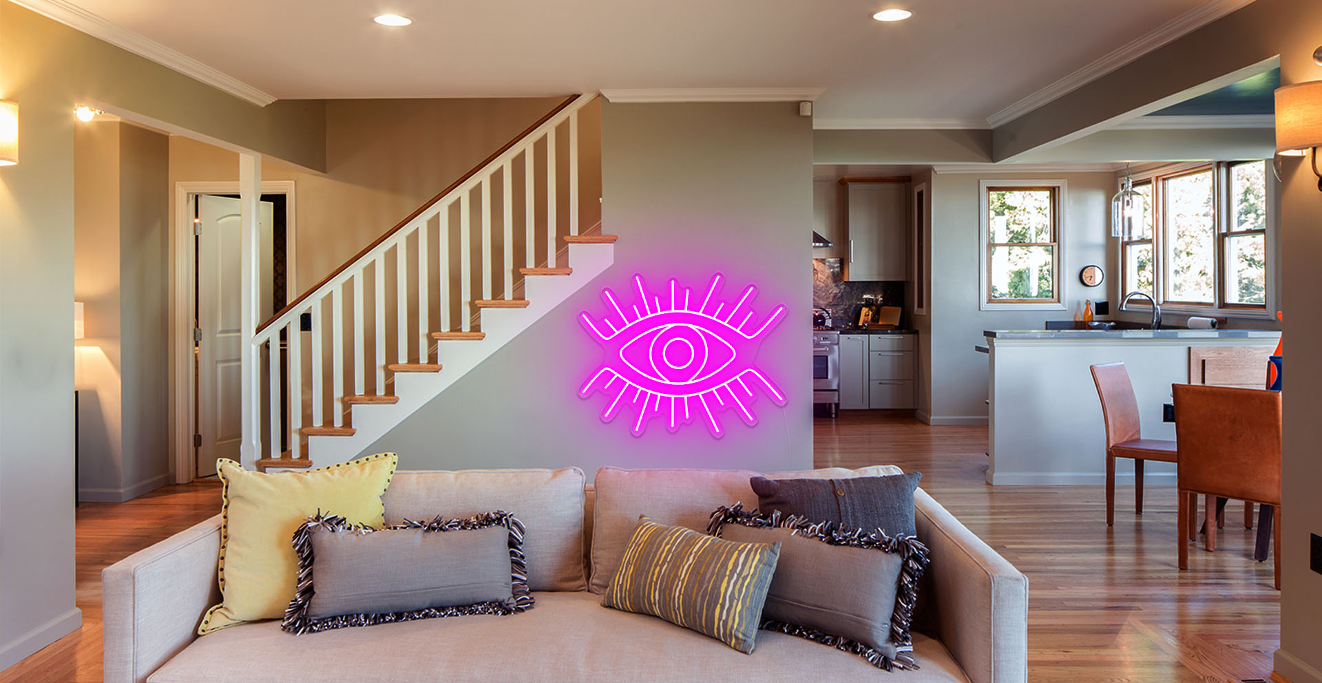 personalized led neon wall art