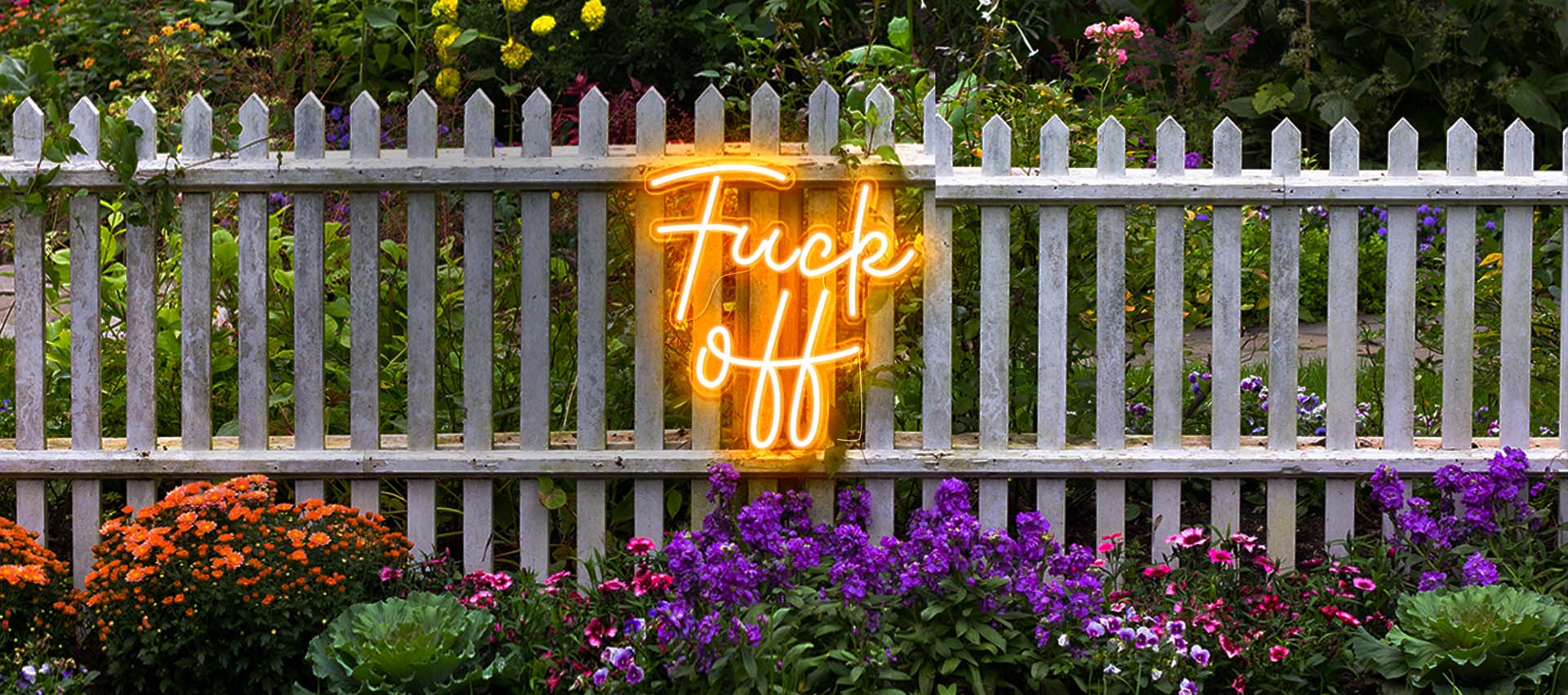 Fuck Off LED neon light sign
