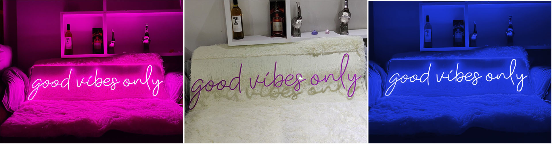 good vibes neon light sign