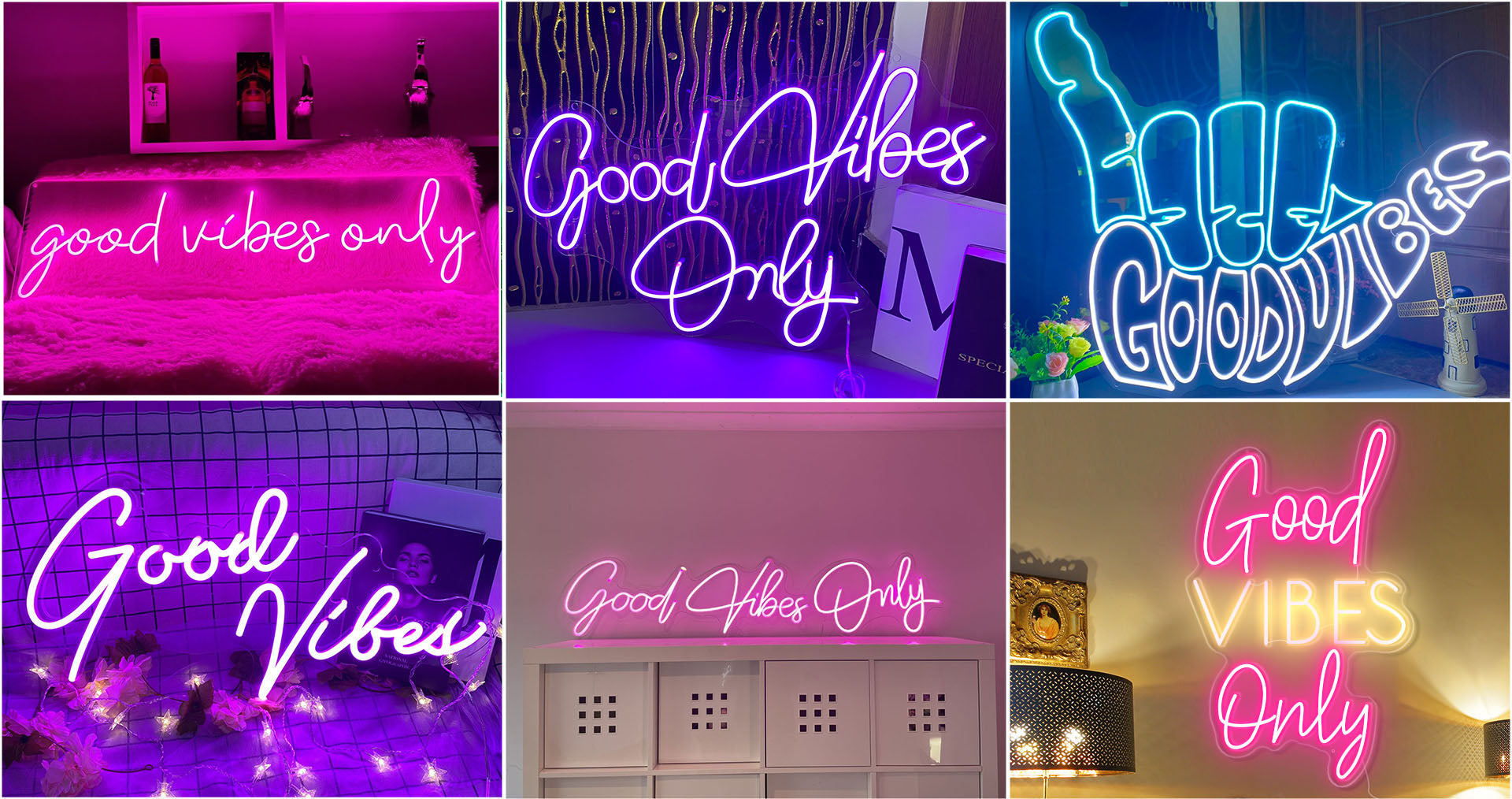 good vibes neon