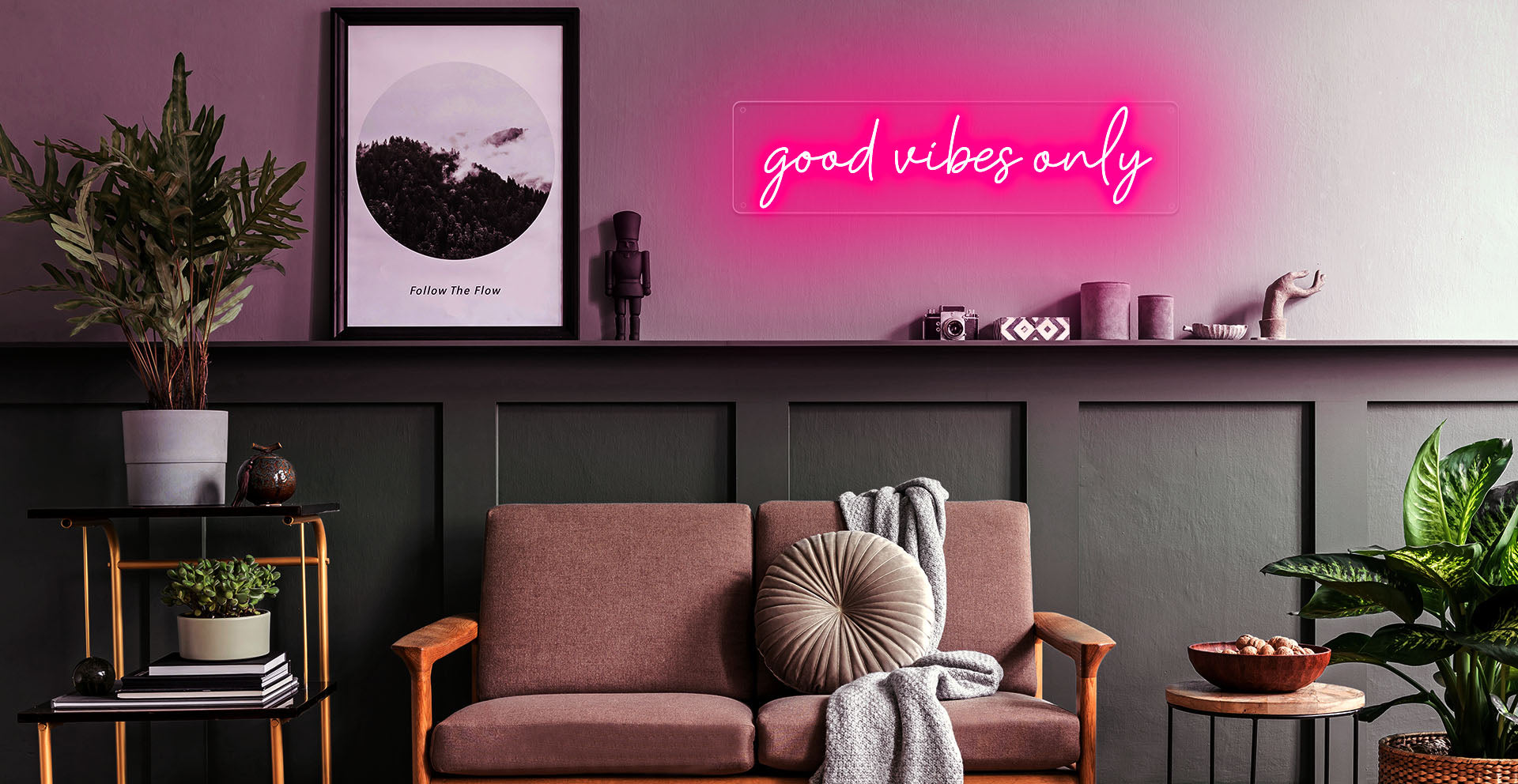 good vibes neon