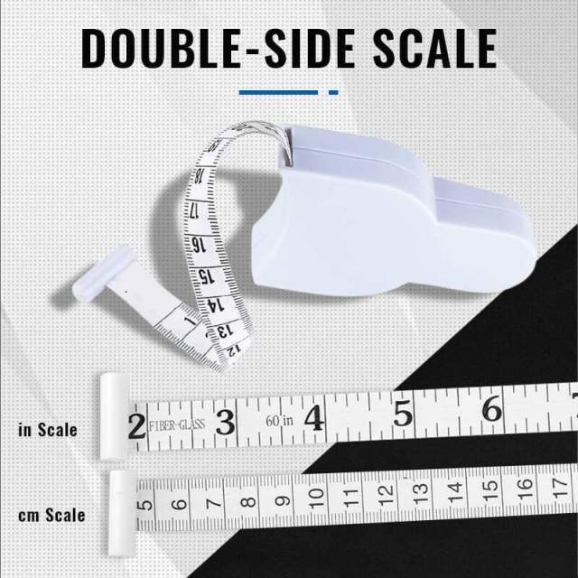 Self-Tightening Body Contour Measuring Tape