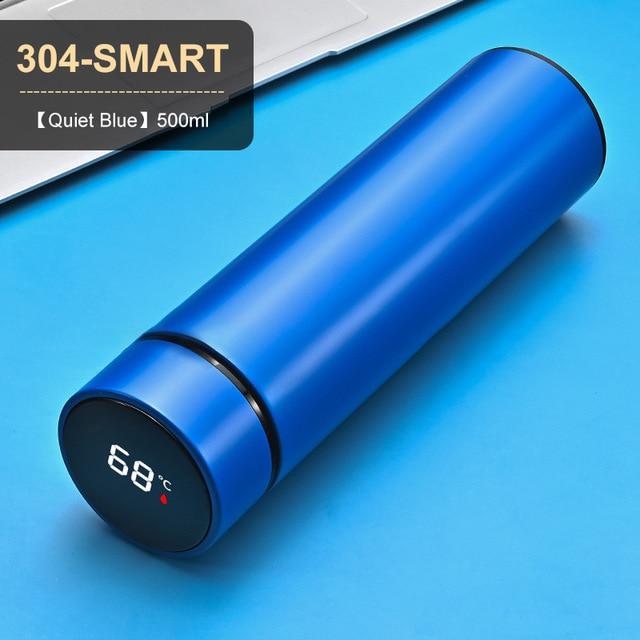 Intelligent Stainless Steel Thermos with Smart Temperature Display