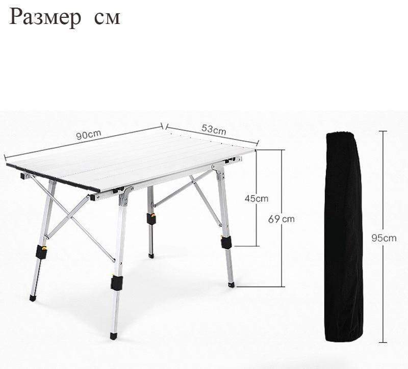 Portable Aluminum Folding Ultralight Camping Table