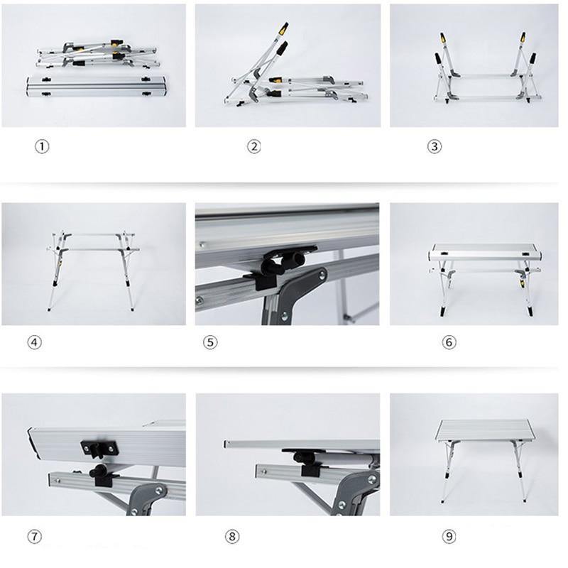 Portable Aluminum Folding Ultralight Camping Table