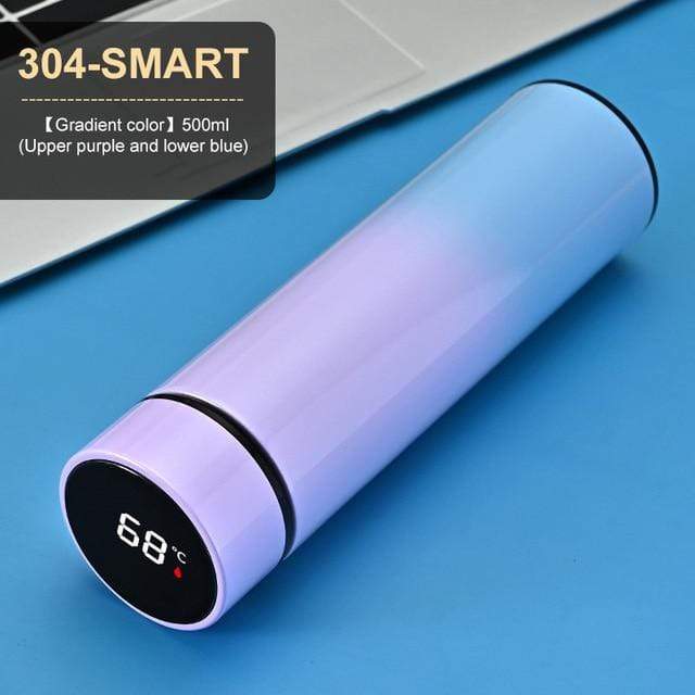 Intelligent Stainless Steel Thermos with Smart Temperature Display