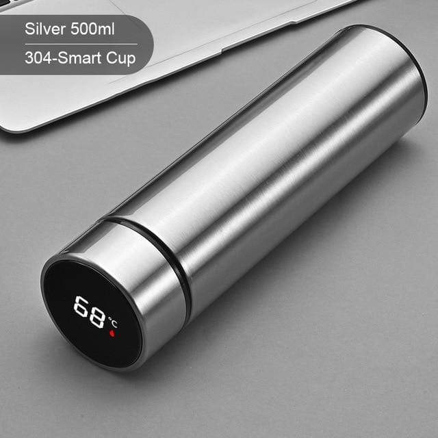 Intelligent Stainless Steel Thermos with Smart Temperature Display