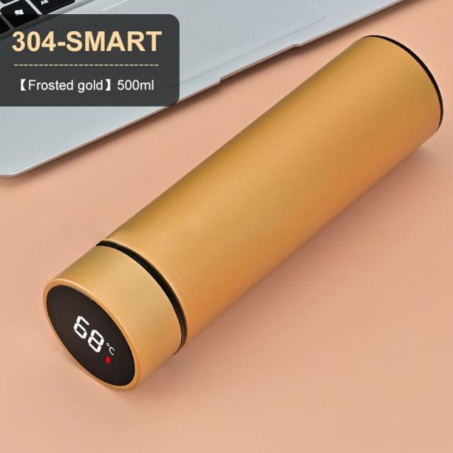 Intelligent Stainless Steel Thermos with Smart Temperature Display