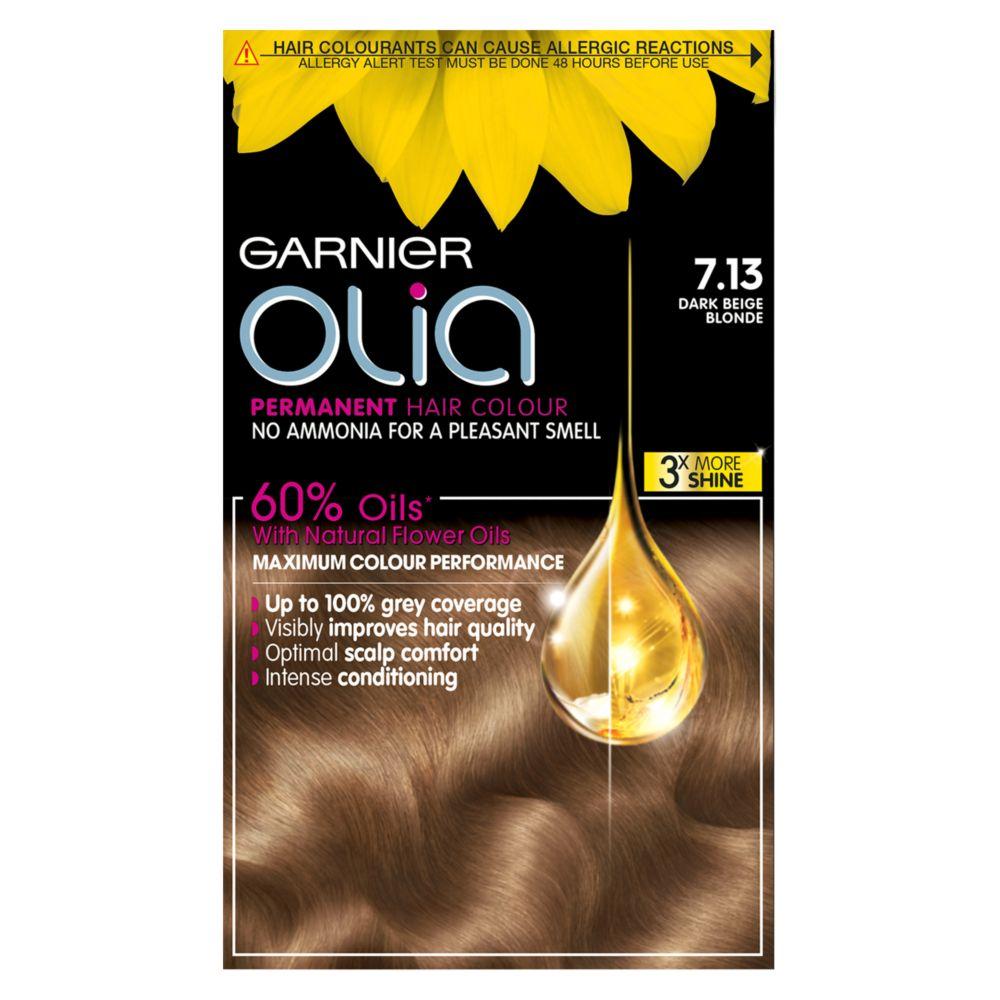 Olia 7.13 Dark Beige Blonde No Ammonia Permanent Hair Dye