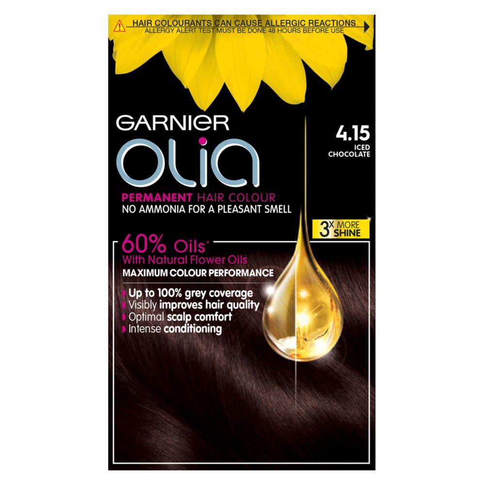 Olia 4.15 Iced Chocolate Brown No Ammonia Permanent Hair Dye