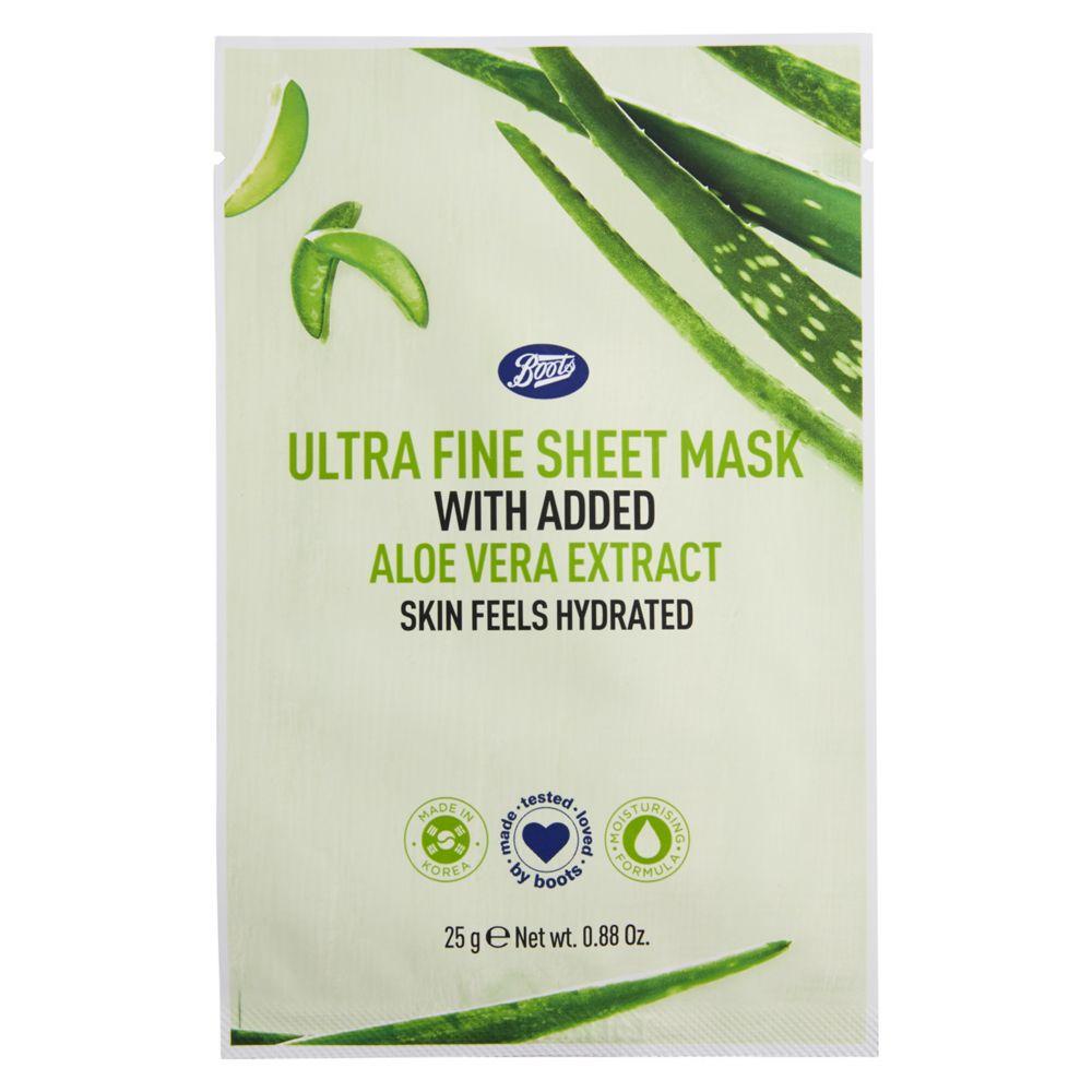 Ultra Fine Sheet Mask With Added Aloe Vera Extract