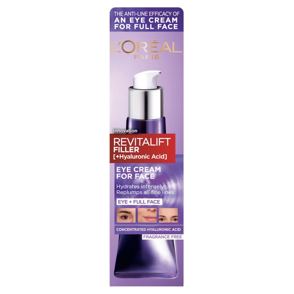 Paris Revitalift Filler Hyaluronic Acid Eye Cream For Face 30Ml