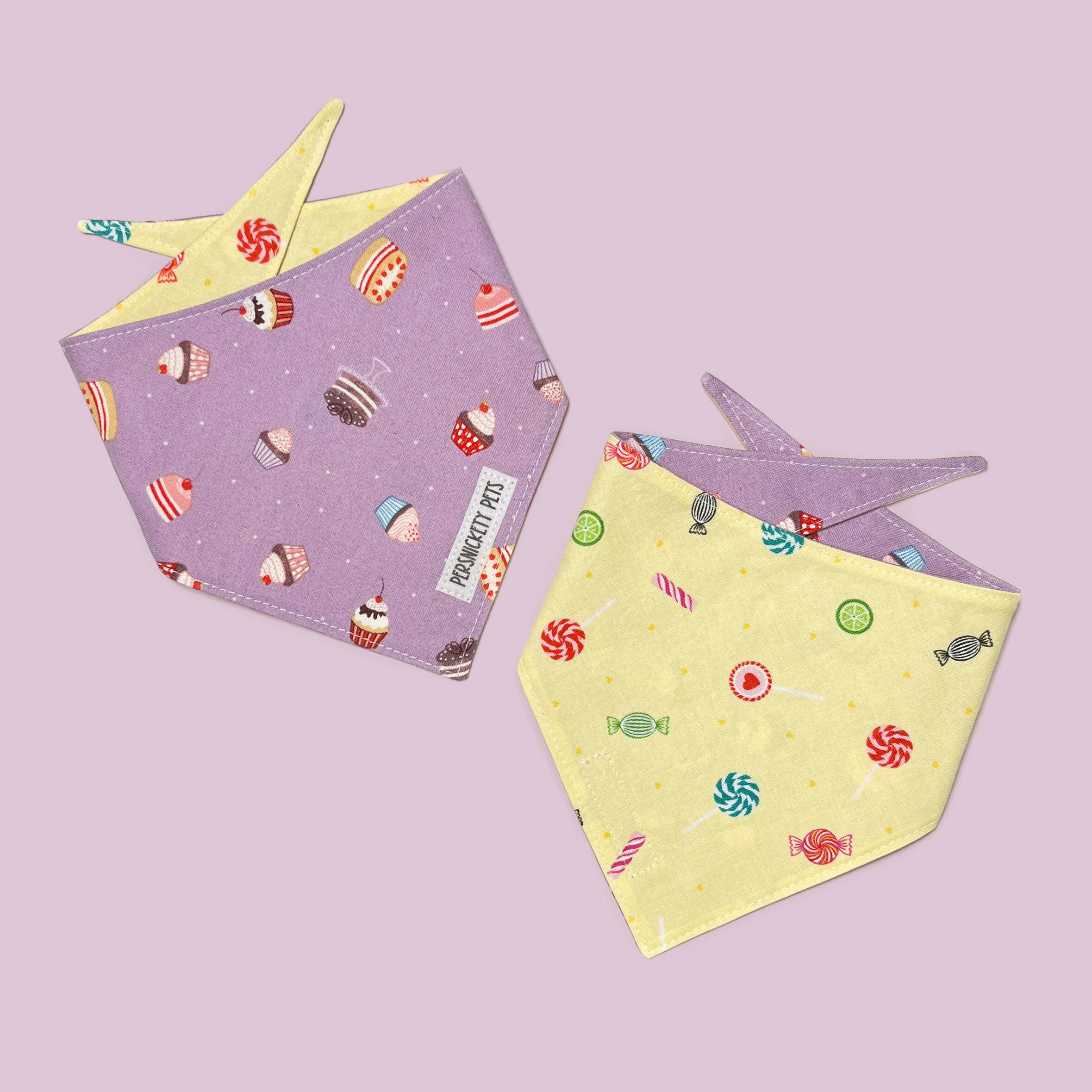 Cupcakes & Candies Reversible Bandana