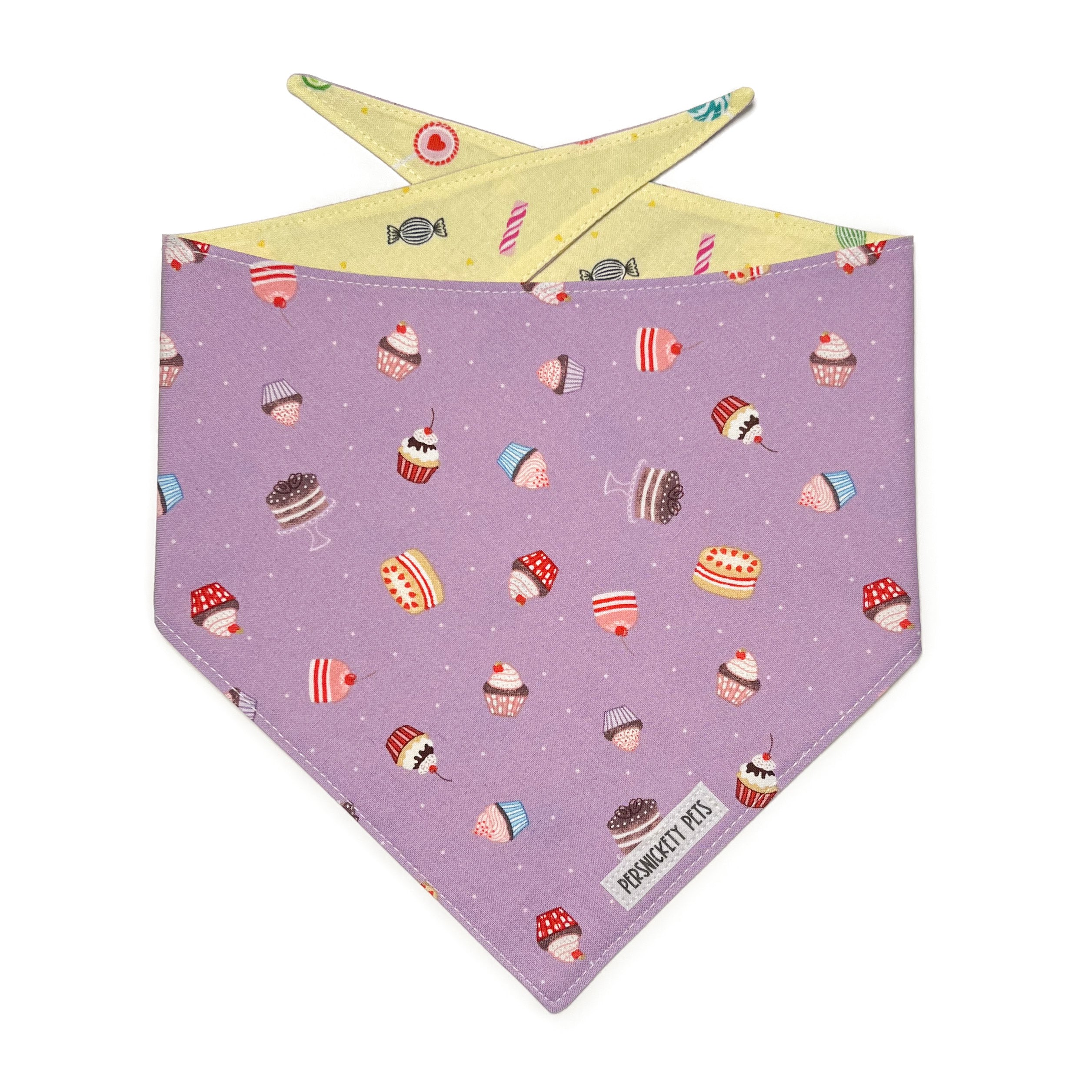 Cupcakes & Candies Reversible Bandana