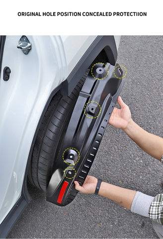 Para Toyota RAV4 2019 2020 revestimiento de rueda trasera guardabarros guardabarros protectores contra salpicaduras