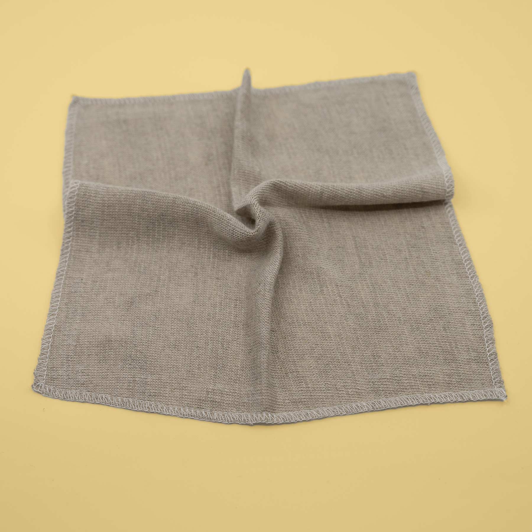 BRANDENBURG 100% Organic Linen Knit Computer Screen Lint Cloth (8x8) (OC Thread, Plastic-free)