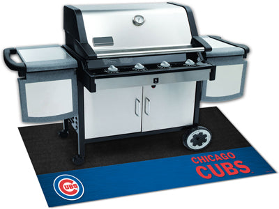 Chicago Cubs Barbeque Grill Mat