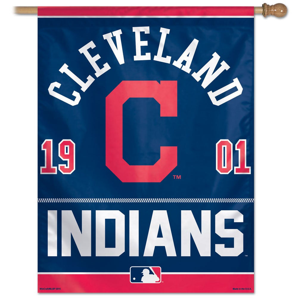 Cleveland Indians Year Of Inception Vertical Flag