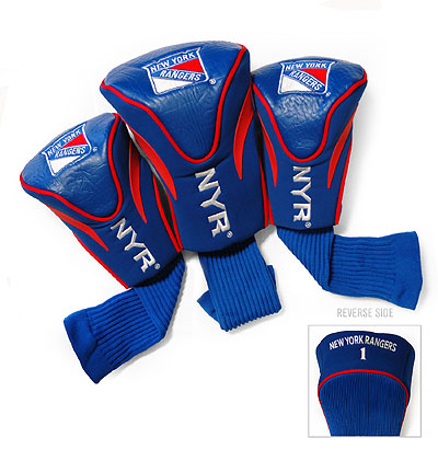 New York Rangers set of 3 contour golf head set covers