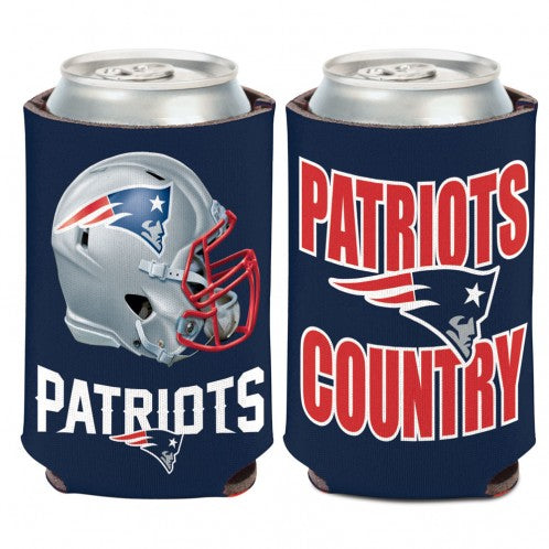 New England Patriots 2 Sided Patriots Country can Cooler