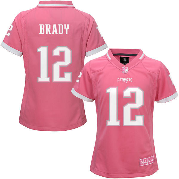 Tom Brady New England Patriots  Nike Jersey-Pink