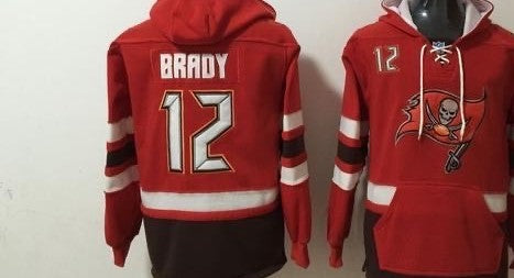 Tom Brady Tampa Bay Buccaneers Hockey style pullover Hoodie