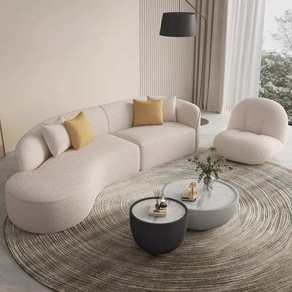 Velvet Sectional Sofa 2