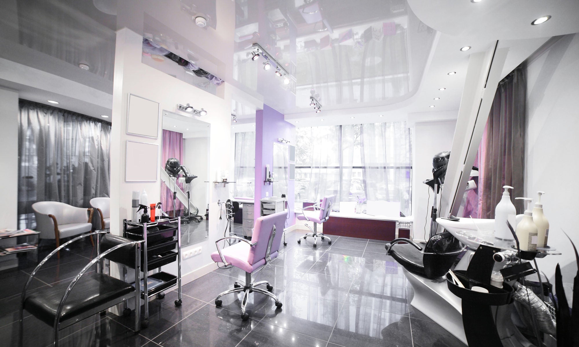 indoor elegance beauty salon