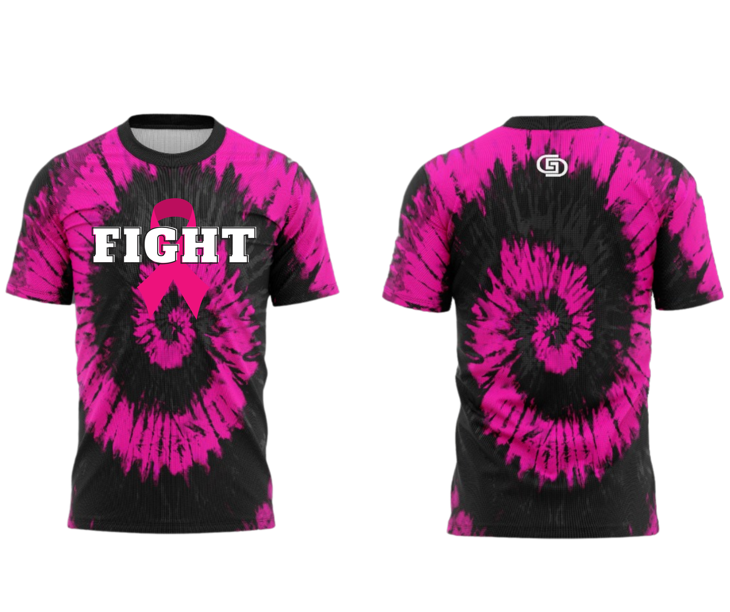 GAMEDAY SUPPLY FIGHT PINK TIE DYE