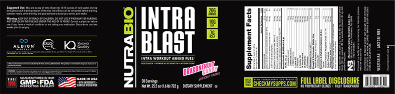 Intra Blast | Nutrabio