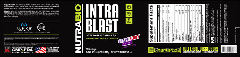 Intra Blast | Nutrabio