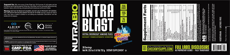 Intra Blast | Nutrabio