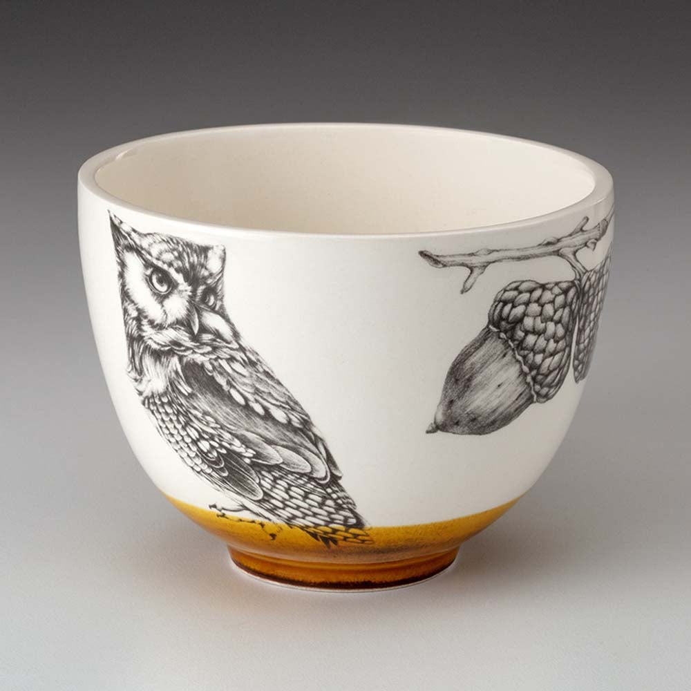 Laura Zindel Small Screech Owl Bowl