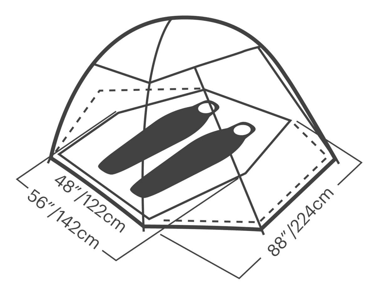 Eureka Mountain Pass 2 Person Tent